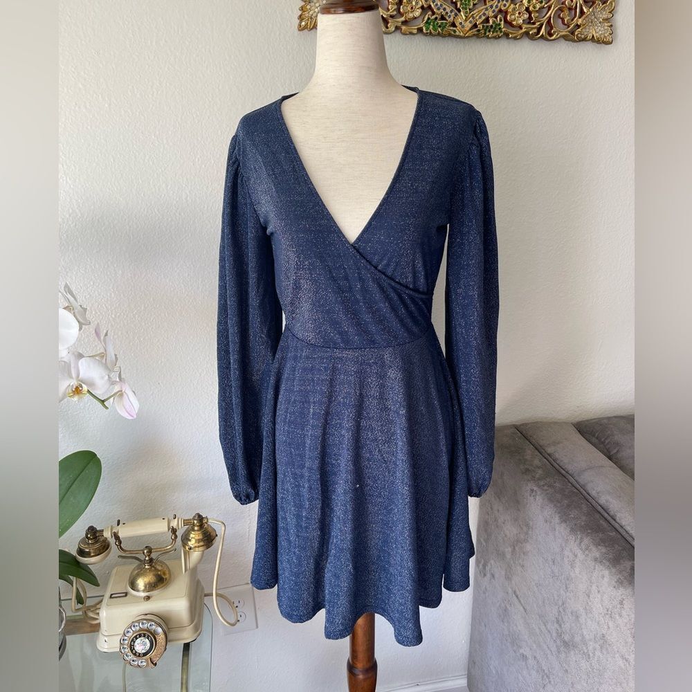 Sage Blue glitter dress